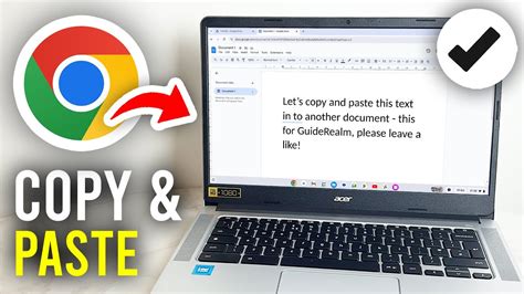 How To Copy And Paste On A Google Chromebook
