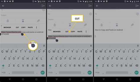how to copy and paste on android keyboard