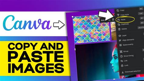 how to copy and paste something from canva to google docs