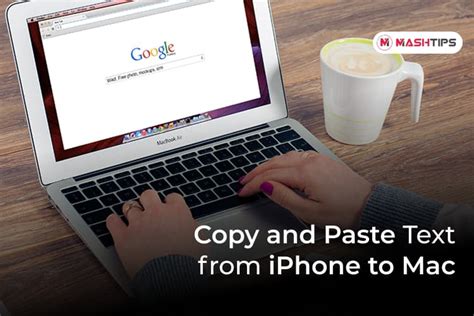 how to copy and paste text from mac to iphone