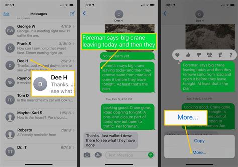 how to copy and send text messages to email