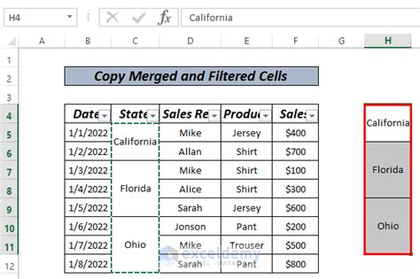 how to copy cell data in excel