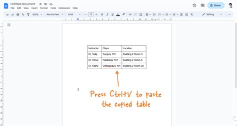 how to copy cells in google docs