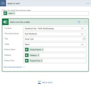 how to copy data from one excel to another excel in power automate