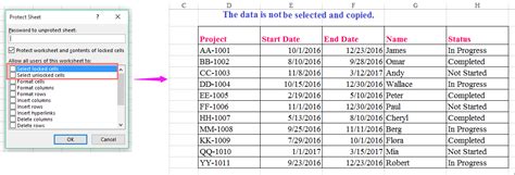 how to copy data from protected excel sheet