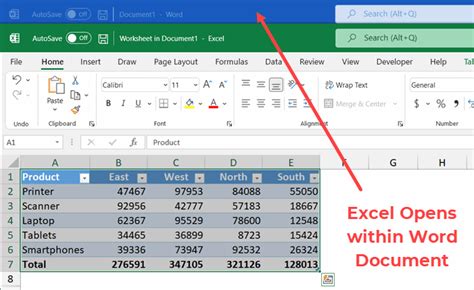 how to copy excel.table.into.word doc