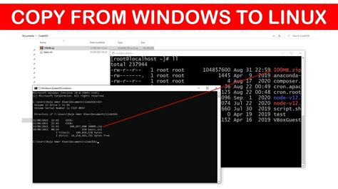 how to copy file in linux from windows