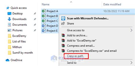 How To Copy File Names In Excel From A Folder