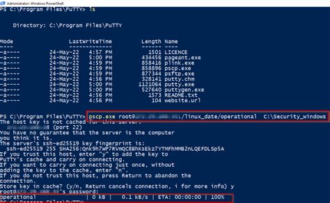 how to copy file to linux machine from windows
