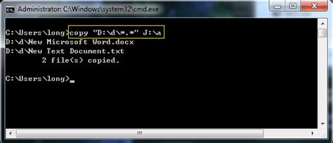 how to copy folder using command line