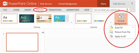 how to copy format background in powerpoint