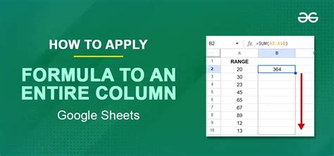 how to copy formula in google sheets down a column