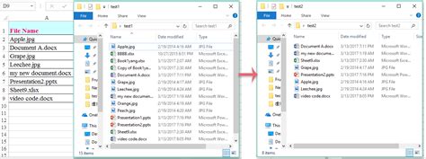 How To Copy List Of Files In A Folder To Excel