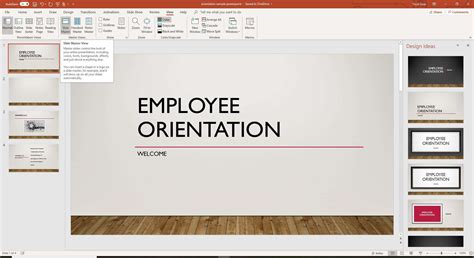 how to copy master template in powerpoint