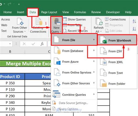 how to copy multiple excel files into one