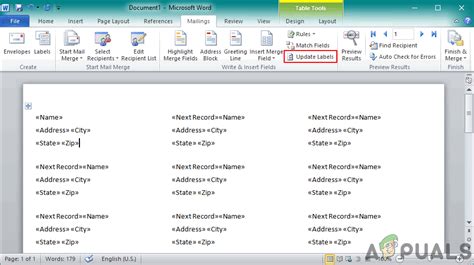 How To Copy Multiple Labels In Word
