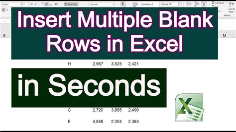 how to copy multiple rows in excel shortcut
