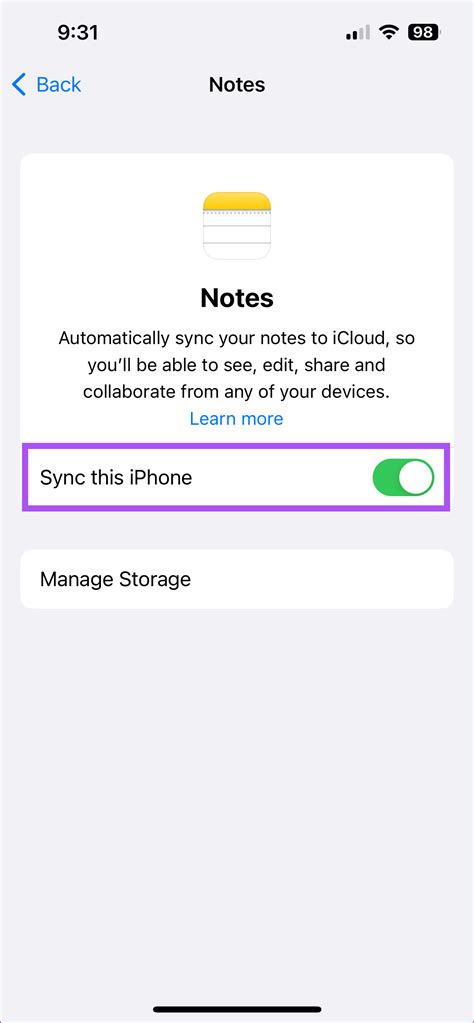 how to copy notes from icloud to my iphone