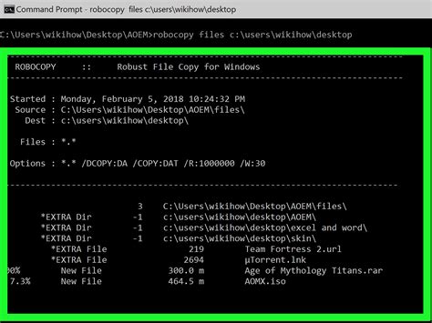 how to copy output from command prompt to text file