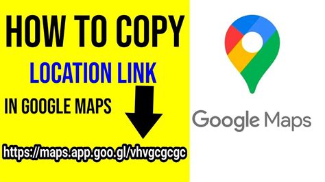 how to copy paste address link from google maps