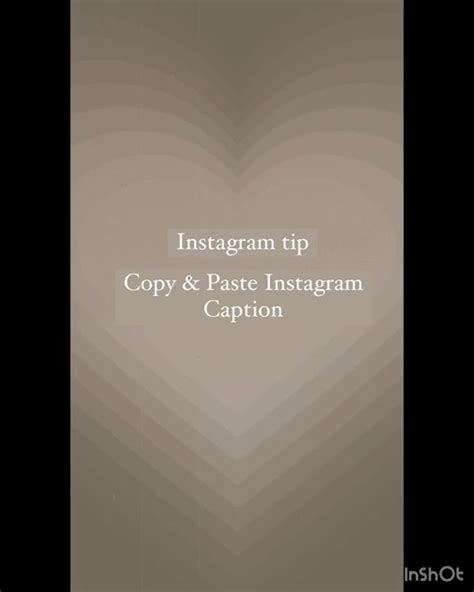 how to copy paste from instagram caption
