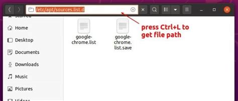 how to copy path in linux ubuntu