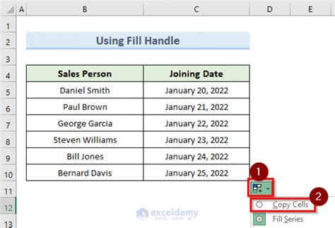 how to copy same data in excel