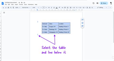 how to copy table in google docs mobile