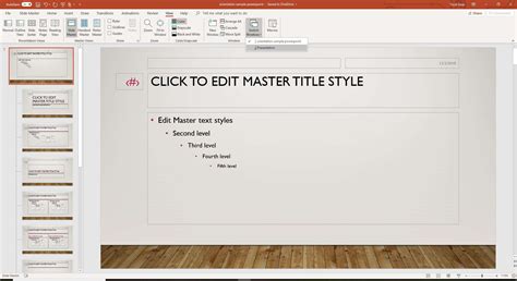 how to copy template from ppt