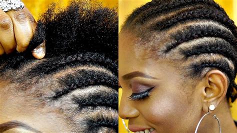 Unique How To Cornrow Short 4C Hair Trend This Years