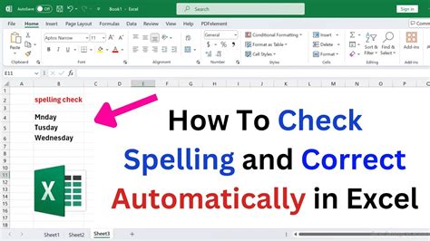 how to correct spelling in excel formula