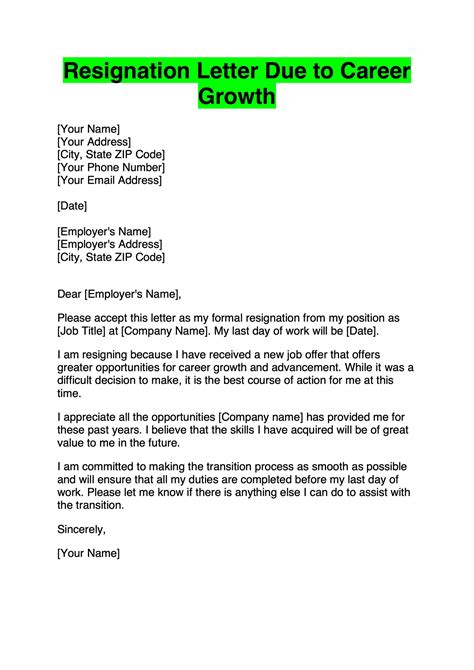 How To Correctly Write A Resignation Letter