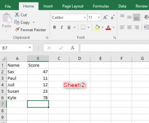 how to count across multiple sheets in excel