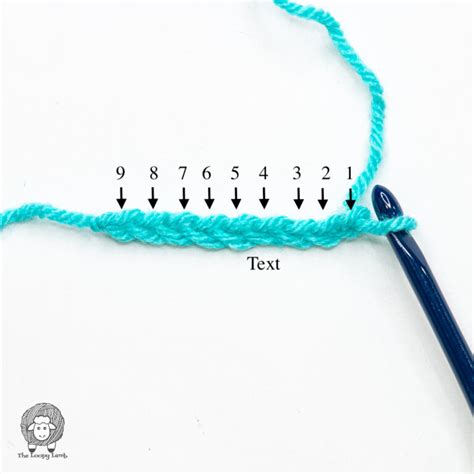 How To Count Chains From Hook In Crochet