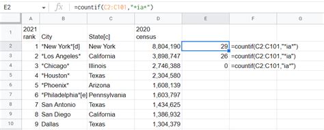 how to count number of cells with any text in google sheets