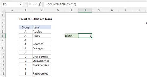 how to count text and blank cells in excel