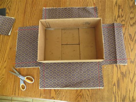 How To Cover A Rectangular Box With Fabric