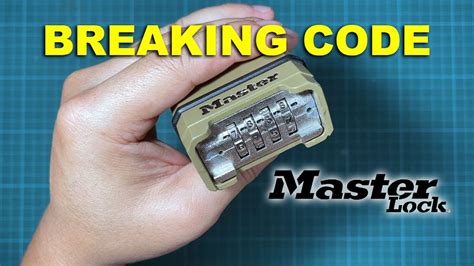 How To Crack Code On Master Lock