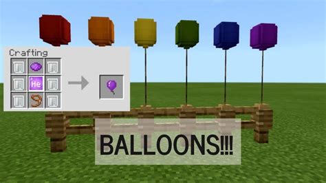 how to craft a balloon