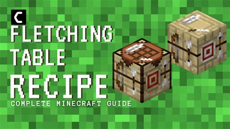 how to craft a fletching table in minecraft