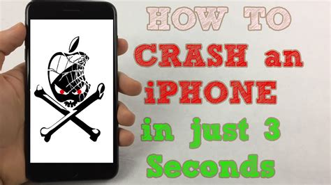 how to crash iphone