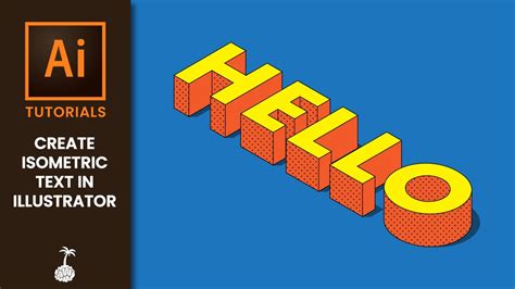 Isometric Text Adobe Illustrator Tutorial YouTube