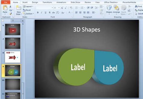 how to create a 3d shape in powerpoint