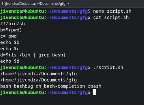 how to create a bash script in linux