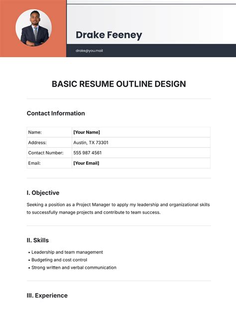 how to create a basic resume