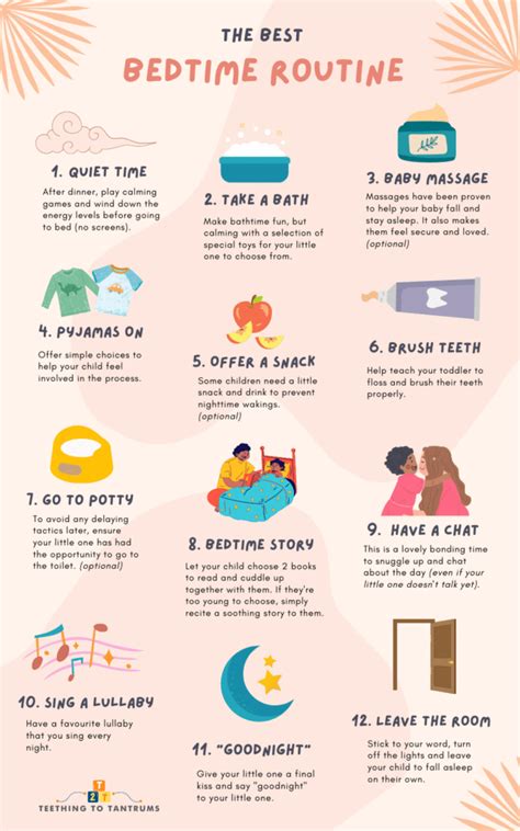 how to create a bedtime routine