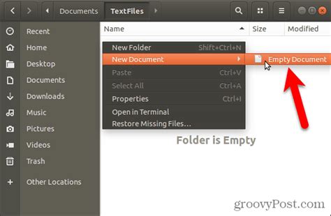 how to create a blank text file in linux