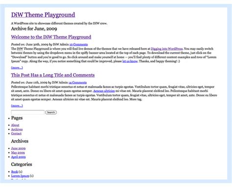how to create a blank theme in wordpress