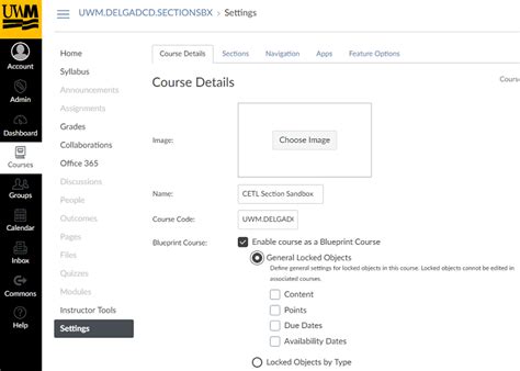 how to create a blueprint course in canvas