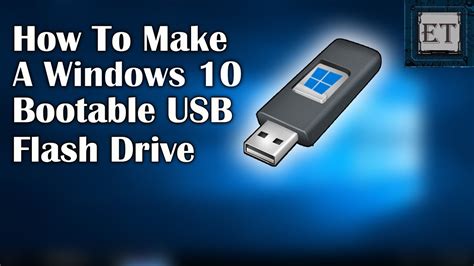 how to create a bootable windows 10 usb drive in linux